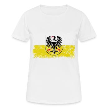 Schlesien - Frauen T-Shirt atmungsaktiv - Weiß - Vorne - AI Model Female 172 dark (172cm)