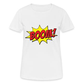 Boom Kloppo! - Women's Breathable T-Shirt - white - Front - AI Model Female 172 dark (172cm)