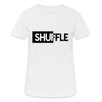 SHUFFLE, GIFT - Women's Breathable T-Shirt - white - Front - AI Model Female 172 dark (172cm)