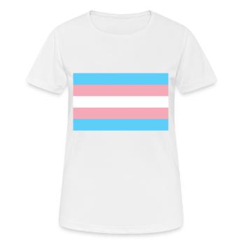LGBT Transgender - Women's Breathable T-Shirt - white - Front - AI Model Female 172 dark (172cm)