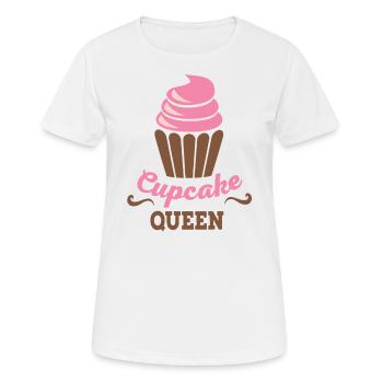 Cupcake - Frauen T-Shirt atmungsaktiv - Weiß - Vorne - AI Model Female 172 dark (172cm)