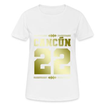 Cancun 22 - Women's Breathable T-Shirt - white - Front - AI Model Female 172 dark (172cm)
