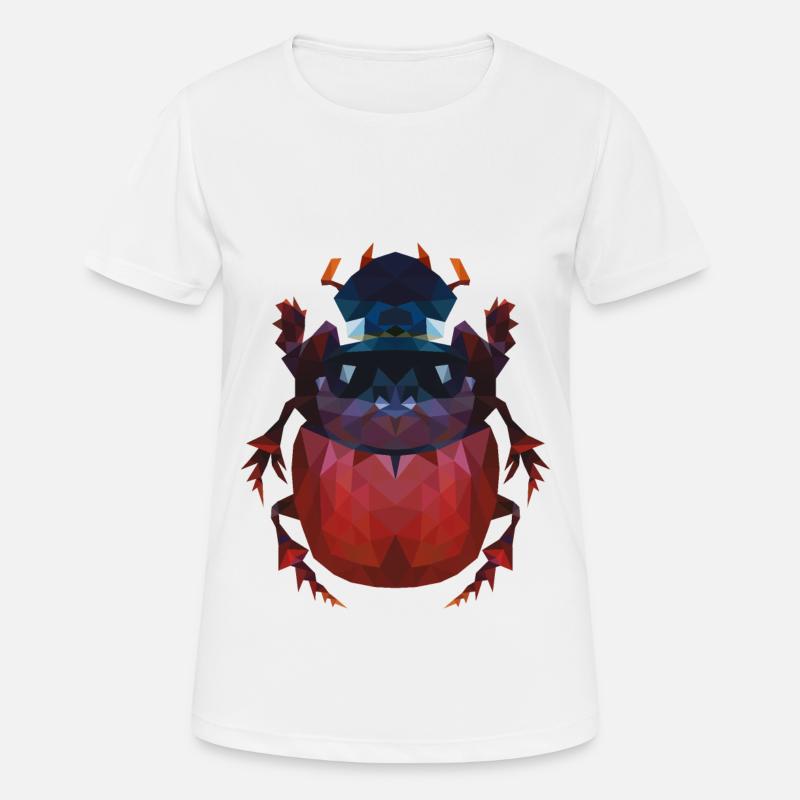 Beetle Oxysternon - Women's Breathable T-Shirt - white