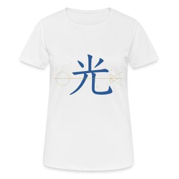 Light Japan - Women's Breathable T-Shirt - white - Front - AI Model Female 172 dark (172cm)