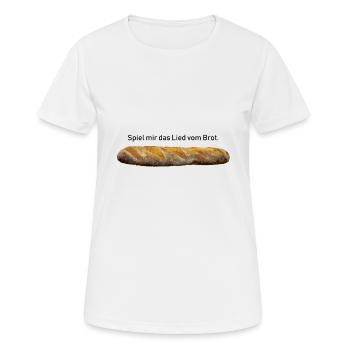 pain - T-shirt respirant Femme - blanc - Devant - AI Model Female 172 dark (172cm)