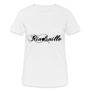 Rindsnille - Frauen T-Shirt atmungsaktiv - Weiß - Vorne - AI Model Female 172 dark (172cm)