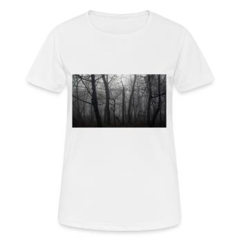 Wald - Frauen T-Shirt atmungsaktiv - Weiß - Vorne - AI Model Female 172 dark (172cm)