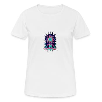 Homme Trippy - T-shirt respirant Femme - blanc - Devant - AI Model Female 172 dark (172cm)
