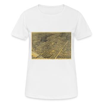Austin 1887 - Frauen T-Shirt atmungsaktiv - Weiß - Vorne - AI Model Female 172 dark (172cm)