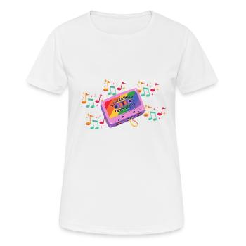 Rainbow in my head - T-shirt respirant Femme - blanc - Devant - AI Model Female 172 dark (172cm)