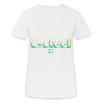 O-STEEL MC Tropical - T-shirt respirant Femme - blanc - Devant - AI Model Female 172 dark (172cm)