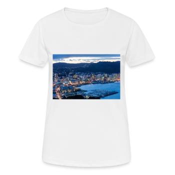Wellington By Night - T-shirt respirant Femme - blanc - Devant - AI Model Female 172 dark (172cm)