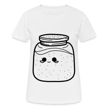 Kawaii - T-shirt respirant Femme - blanc - Devant - AI Model Female 172 dark (172cm)