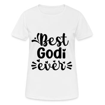 Wöd Godi beste Godi Taufpatin Österreich Taufe - Frauen T-Shirt atmungsaktiv - Weiß - Vorne - AI Model Female 172 dark (172cm)