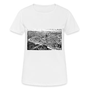 Straßburg 1870 - Frauen T-Shirt atmungsaktiv - Weiß - Vorne - AI Model Female 172 dark (172cm)
