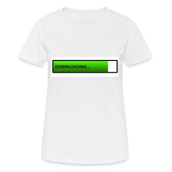 téléchargement - T-shirt respirant Femme - blanc - Devant - AI Model Female 172 dark (172cm)