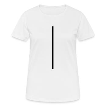 Vertical Line - Women's Breathable T-Shirt - white - Front - AI Model Female 172 dark (172cm)