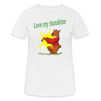 SonnenBärchen Verschiedene Farben Geschenk - Frauen T-Shirt atmungsaktiv - Weiß - Vorne - AI Model Female 172 dark (172cm)