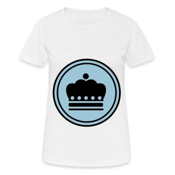 Krone icon - Frauen T-Shirt atmungsaktiv - Weiß - Vorne - AI Model Female 172 dark (172cm)