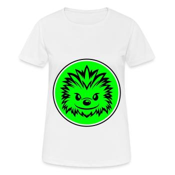 Hedgehog Comic - Women's Breathable T-Shirt - white - Front - AI Model Female 172 dark (172cm)