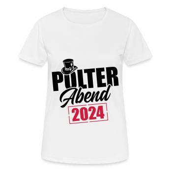 Polterabend 2024 - Frauen T-Shirt atmungsaktiv - Weiß - Vorne - AI Model Female 172 dark (172cm)