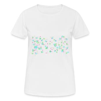 star - Women's Breathable T-Shirt - white - Front - AI Model Female 172 dark (172cm)