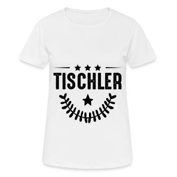 Métier de menuisier - T-shirt respirant Femme - blanc - Devant - AI Model Female 172 dark (172cm)