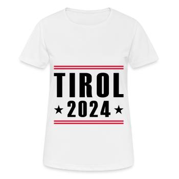 Tyrol 2024 - T-shirt respirant Femme - blanc - Devant - AI Model Female 172 dark (172cm)