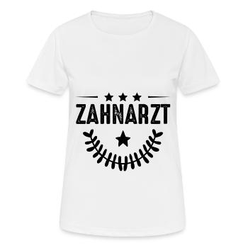 Zahnarzt Beruf - Frauen T-Shirt atmungsaktiv - Weiß - Vorne - AI Model Female 172 dark (172cm)