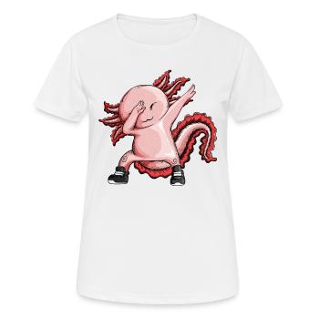 Dabbing Molch Design Kinder Tanzen Tanzschule - Frauen T-Shirt atmungsaktiv - Weiß - Vorne - AI Model Female 172 dark (172cm)