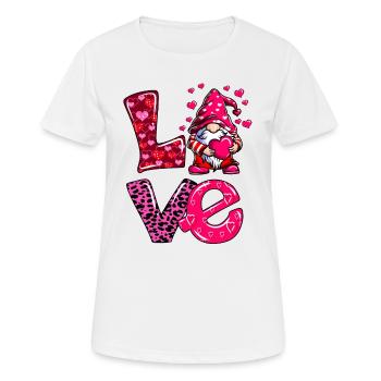 Wichtel frisch verliebt Verliebte Paare Mann Frau - Frauen T-Shirt atmungsaktiv - Weiß - Vorne - AI Model Female 172 dark (172cm)