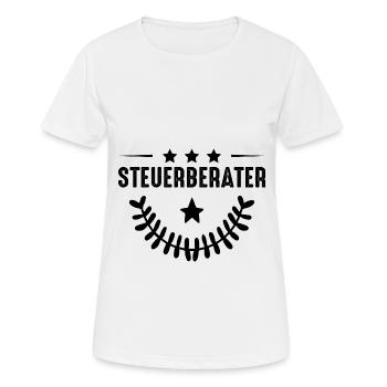Tax consultant profession - Women's Breathable T-Shirt - white - Front - AI Model Female 172 dark (172cm)