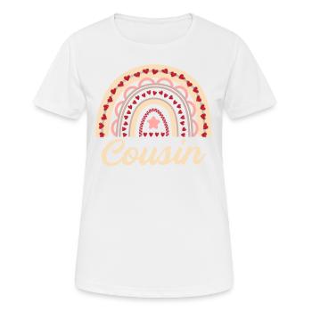 Vetter-regenbogen-entwurf Für - Frauen T-Shirt atmungsaktiv - Weiß - Vorne - AI Model Female 172 dark (172cm)