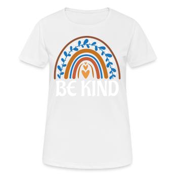 Seien Sie Freundliches Design Für Freundliches - Frauen T-Shirt atmungsaktiv - Weiß - Vorne - AI Model Female 172 dark (172cm)