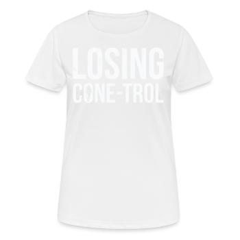 Verlust Von Cone-trol Für Gefrorenen Süßen Fan - Frauen T-Shirt atmungsaktiv - Weiß - Vorne - AI Model Female 172 dark (172cm)