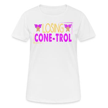 Verlust Von Cone-trol Für Gefrorenen Süßen Fan - Frauen T-Shirt atmungsaktiv - Weiß - Vorne - AI Model Female 172 dark (172cm)