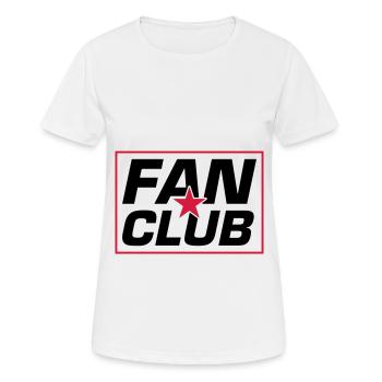Fan Club - T-shirt respirant Femme - blanc - Devant - AI Model Female 172 dark (172cm)