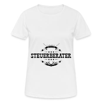 Steuerberater Beruf - Frauen T-Shirt atmungsaktiv - Weiß - Vorne - AI Model Female 172 dark (172cm)