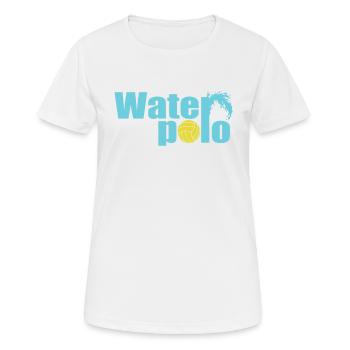 Water Polo Sport Water Polo Water Pool - Women's Breathable T-Shirt - white - Front - AI Model Female 172 dark (172cm)