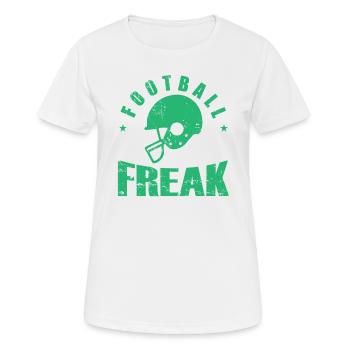 Football Freak America Sport Touchdown - T-shirt respirant Femme - blanc - Devant - AI Model Female 172 dark (172cm)