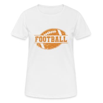 Jeu de football America Sport Touchdown - T-shirt respirant Femme - blanc - Devant - AI Model Female 172 dark (172cm)