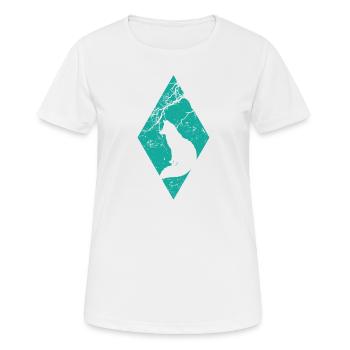 Fox under a tree Wilderness animal - Women's Breathable T-Shirt - white - Front - AI Model Female 172 dark (172cm)