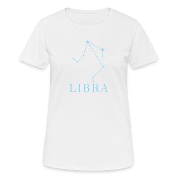 Sternkonstellation Sternzeichen Libra - Frauen T-Shirt atmungsaktiv - Weiß - Vorne - AI Model Female 172 dark (172cm)
