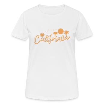 Californie États-Unis Amérique État - T-shirt respirant Femme - blanc - Devant - AI Model Female 172 dark (172cm)