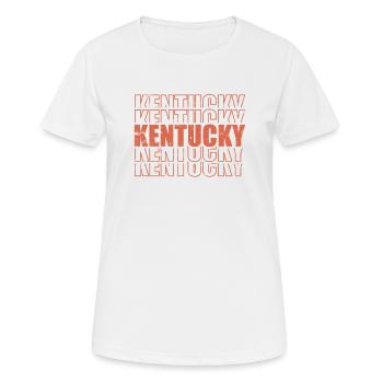 Kentucky États-Unis Amérique État - T-shirt respirant Femme - blanc - Devant - AI Model Female 172 dark (172cm)