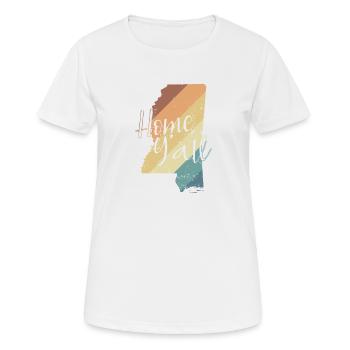 Mississippi Home Y'all USA Amerika - Frauen T-Shirt atmungsaktiv - Weiß - Vorne - AI Model Female 172 dark (172cm)