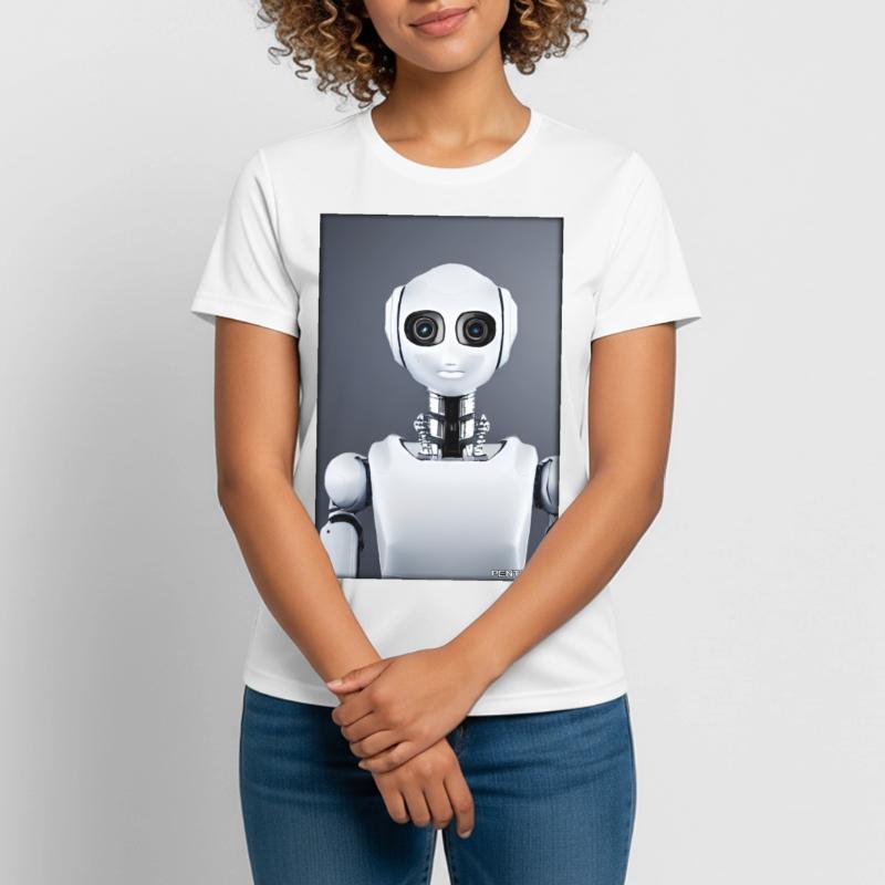 Robot Future Technology Science Android T-shirt respirant Femme
