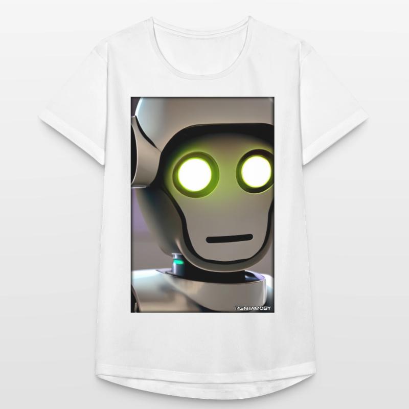 Robot Future Technology Science Android T-shirt respirant Femme