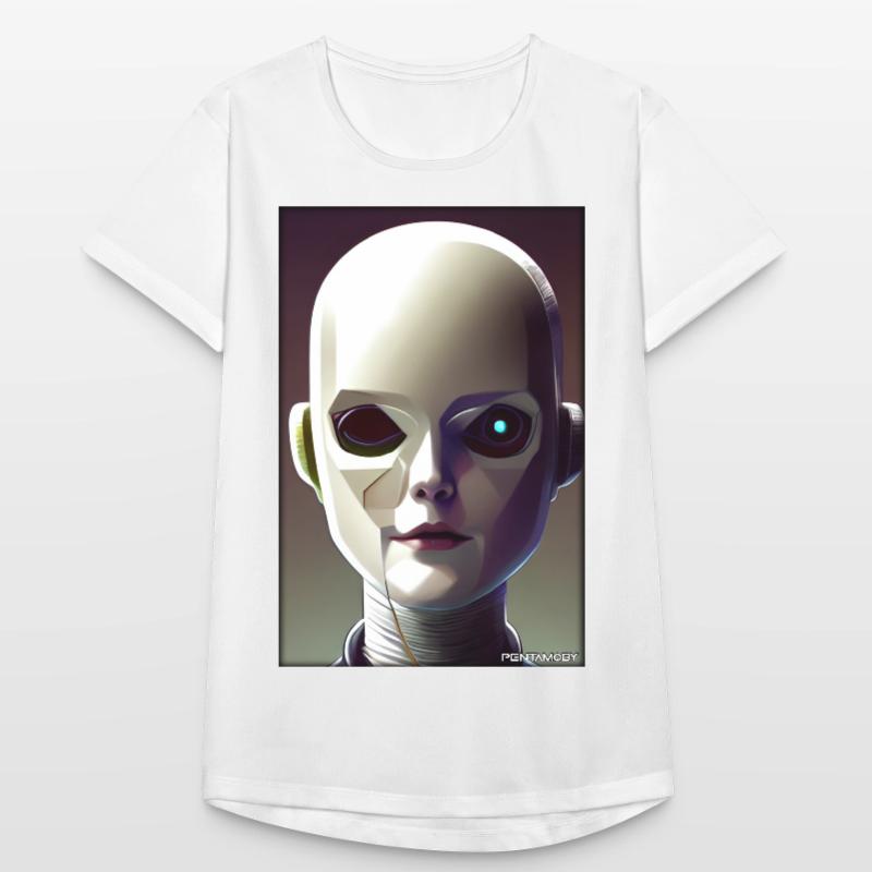 Robot Future Technology Science Android T-shirt respirant Femme