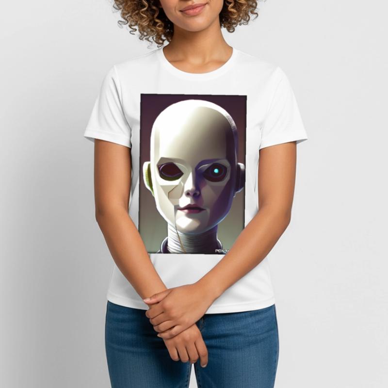 Robot Future Technology Science Android T-shirt respirant Femme